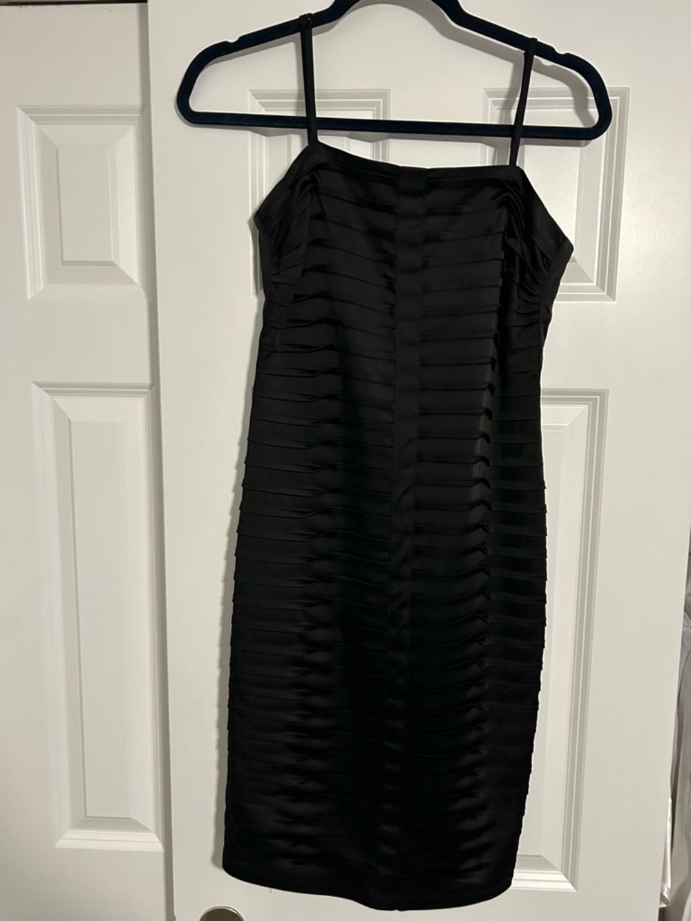 Calvin Klein Black Strappy Bandage-Style Midi Dress